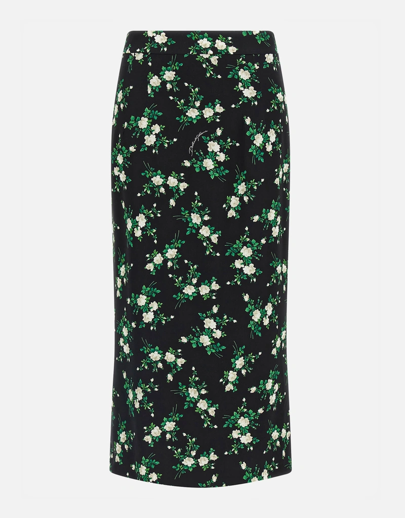 Dolce & Gabbana フィオレッリーニシルクミディスカート (すべての新品