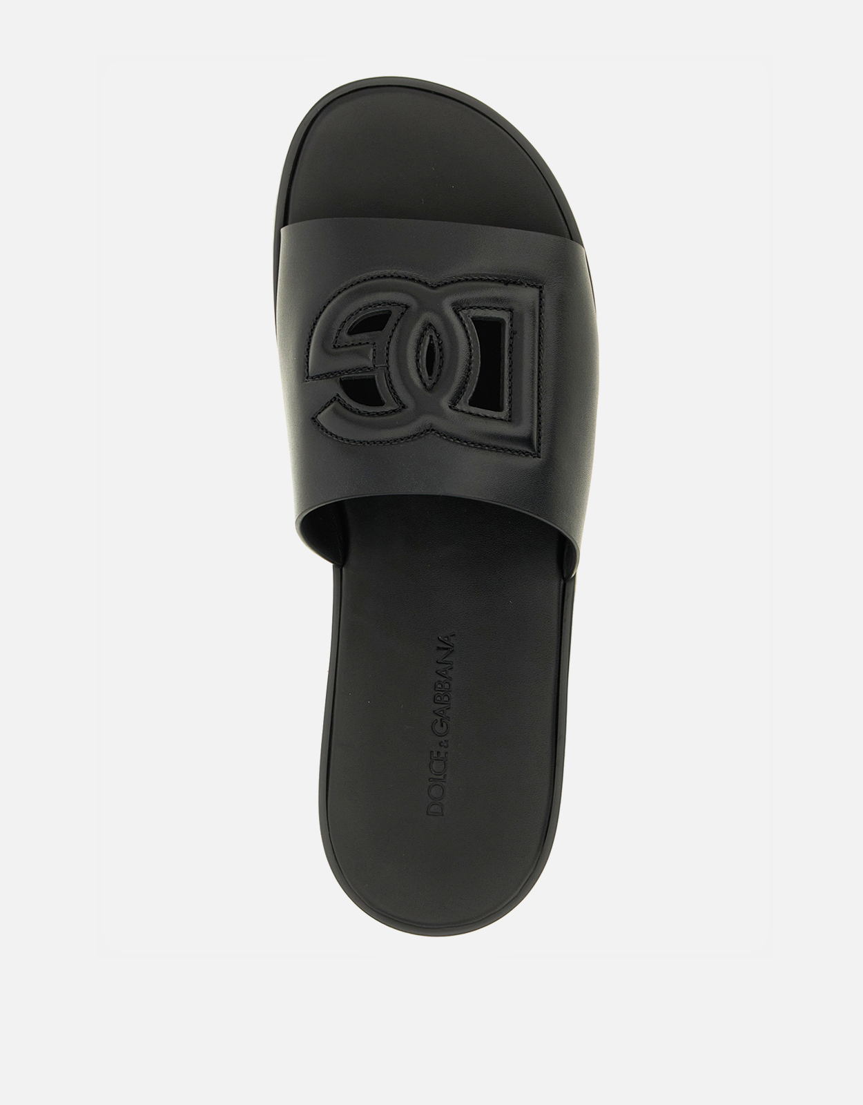 Dolce & Gabbana メンズDG Lightカーフレザーサンダル () IFCHIC.COM