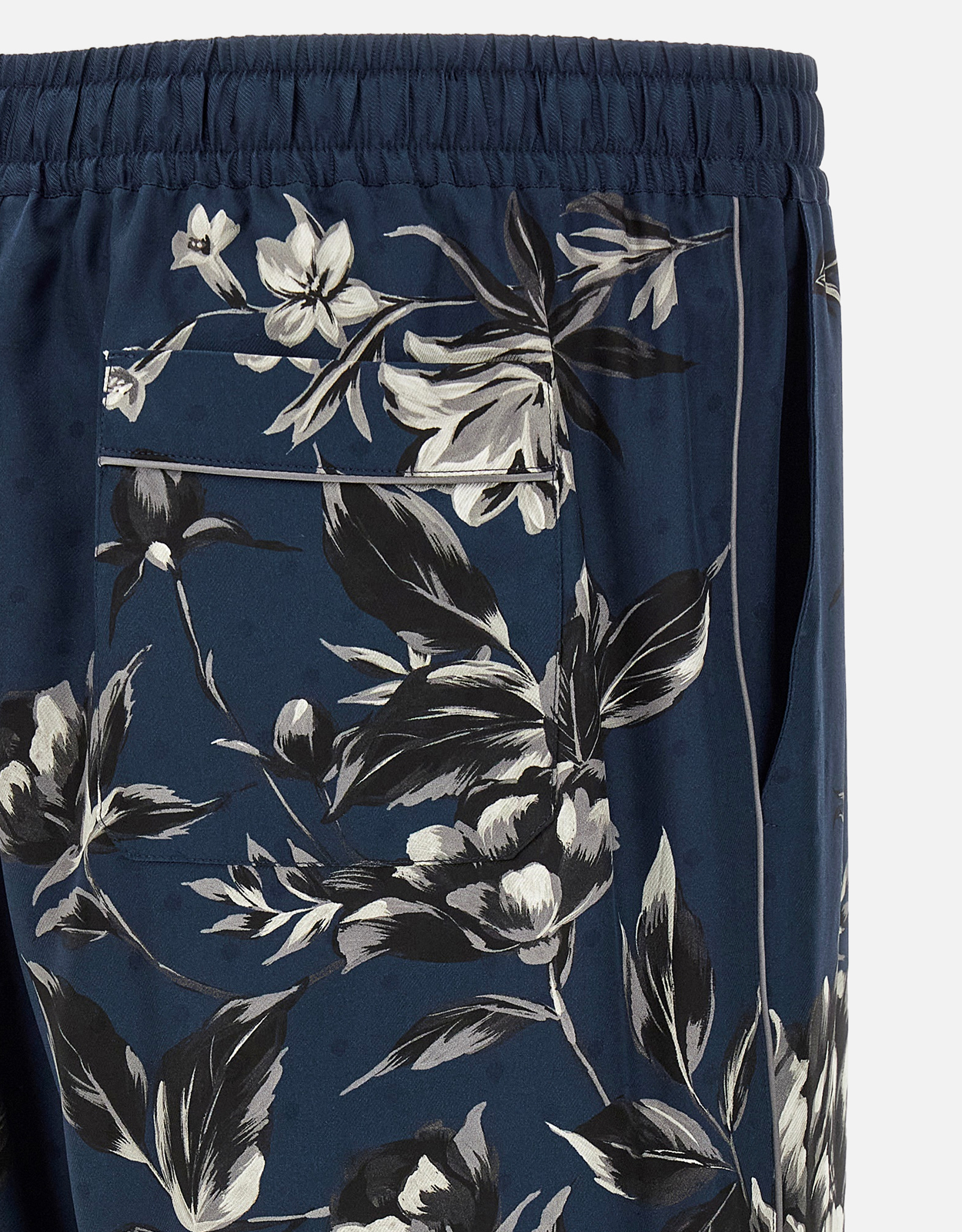 Dolce & Gabbana メンズ Vanity ピオニープリント ツイルパンツ