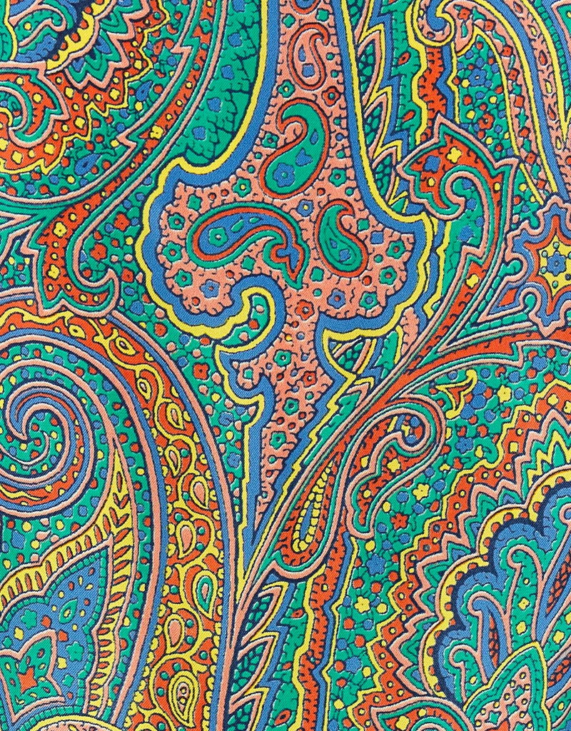 Etro シルクペイズリークロップトップシャツ (すべての新品) IFCHIC.COM