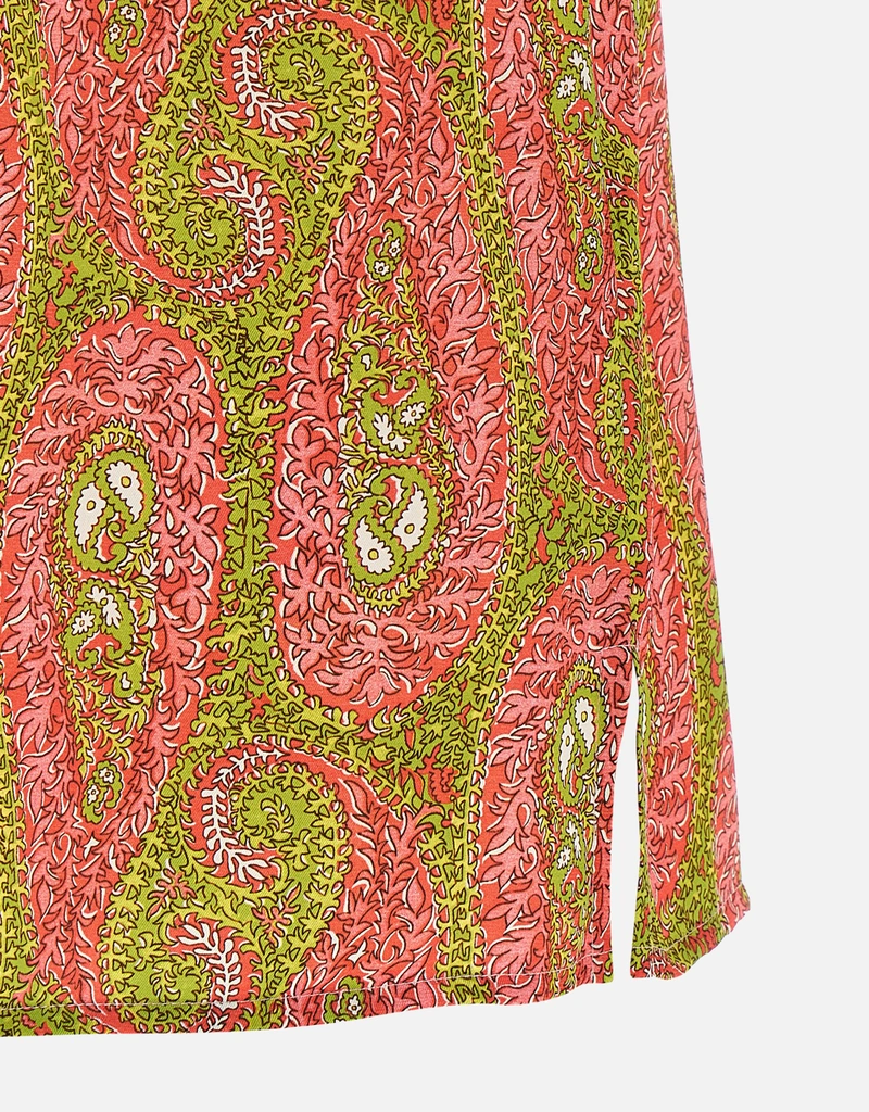 【５日限定値下げ】春先に！ETRO☆素敵なペイズリーチュニック Etro ペイズリーフォリッジ柄ツイルトップ (すべての新品) IFCHIC.COM