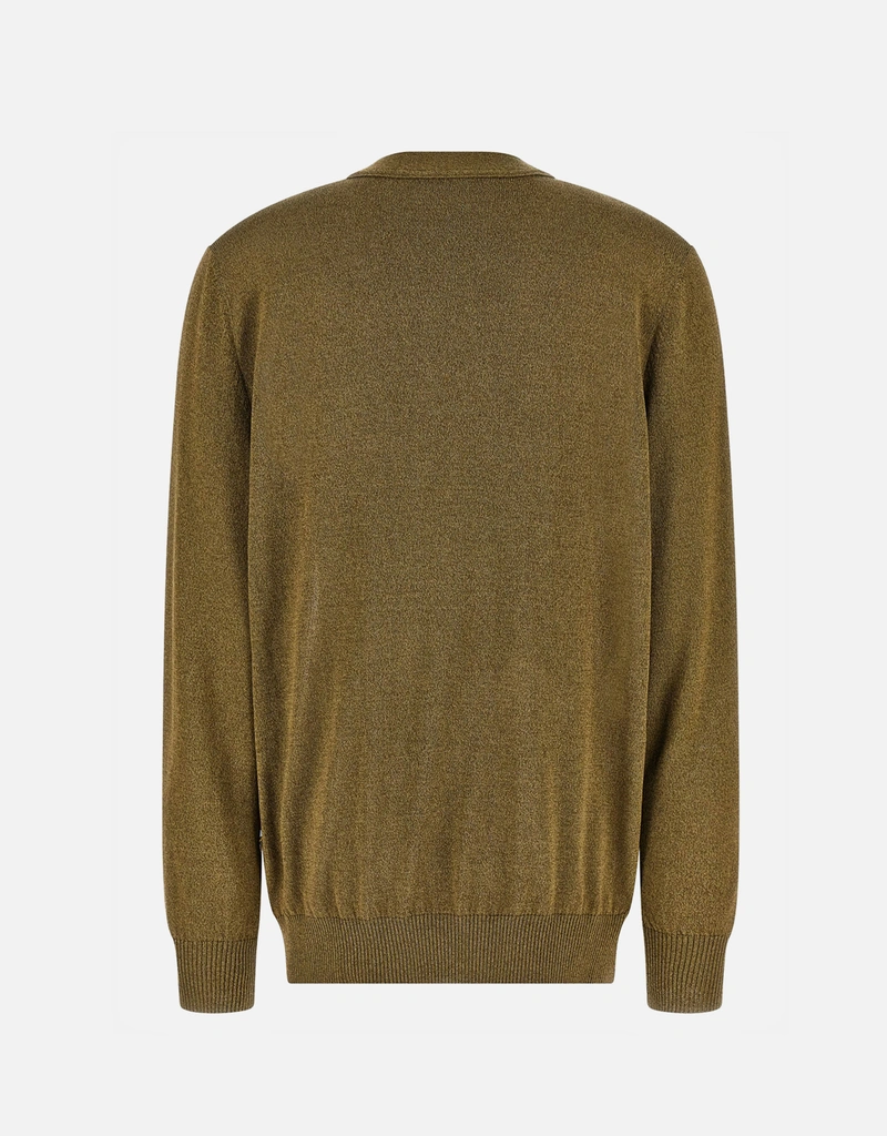 美品　エトロ　シルク　カーディガン　44 Etro ニットコットンブレンドシルクインサートカーディガン (すべての