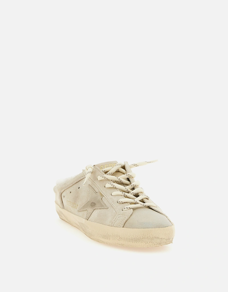 Golden Goose Super Star 牛革スエードレースアップサボスニーカー