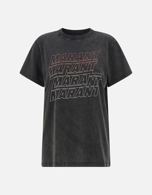 Isabel Marant Etoileプリントシャツ Isabel Marant Étoile ゾーライン コットン プリント 半袖Tシャツ