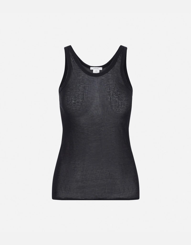 LEMAIRE ビスコースシルクのシームレスタンクトップ (すべての新品