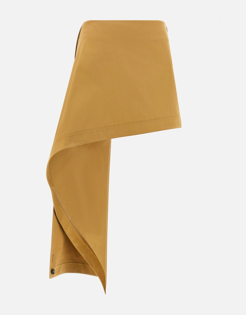 Loewe 綿とシルクのアシンメトリースカート (すべての新品) IFCHIC.COM