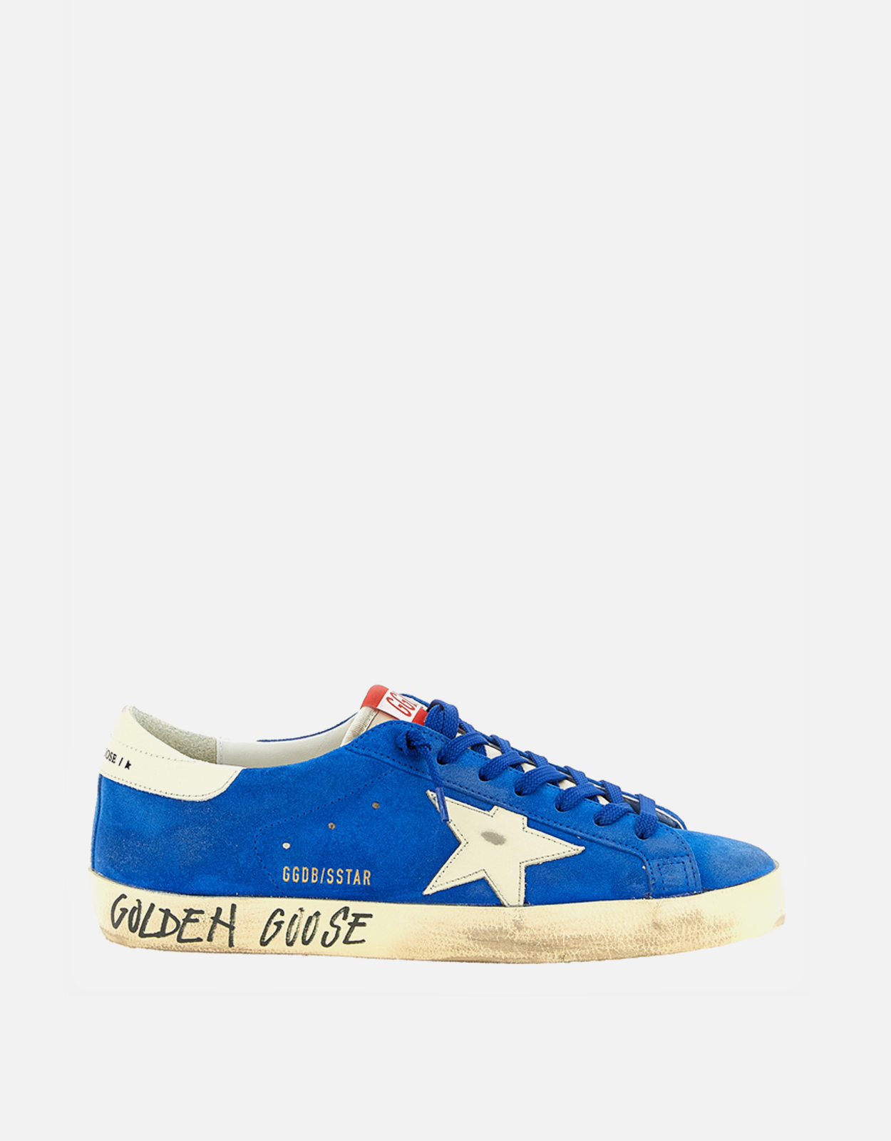 Golden Goose Men's Blue Suede Super Star Sneakers - EU 40　Golden Goose メンズ ブルー スエード スーパー スター スニーカー - EU 40 Golden