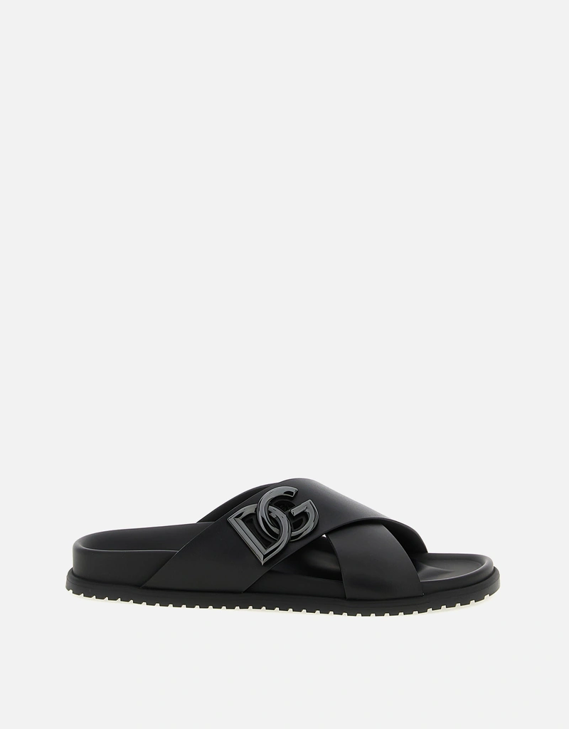 【Ahihi】ドルチェ&ガッバーナ サンダル Dolce & Gabbana メンズ カーフスキンサンダル () IFCHIC.COM