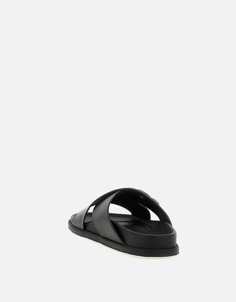 Dolce & Gabbana メンズ カーフスキンサンダル () IFCHIC.COM