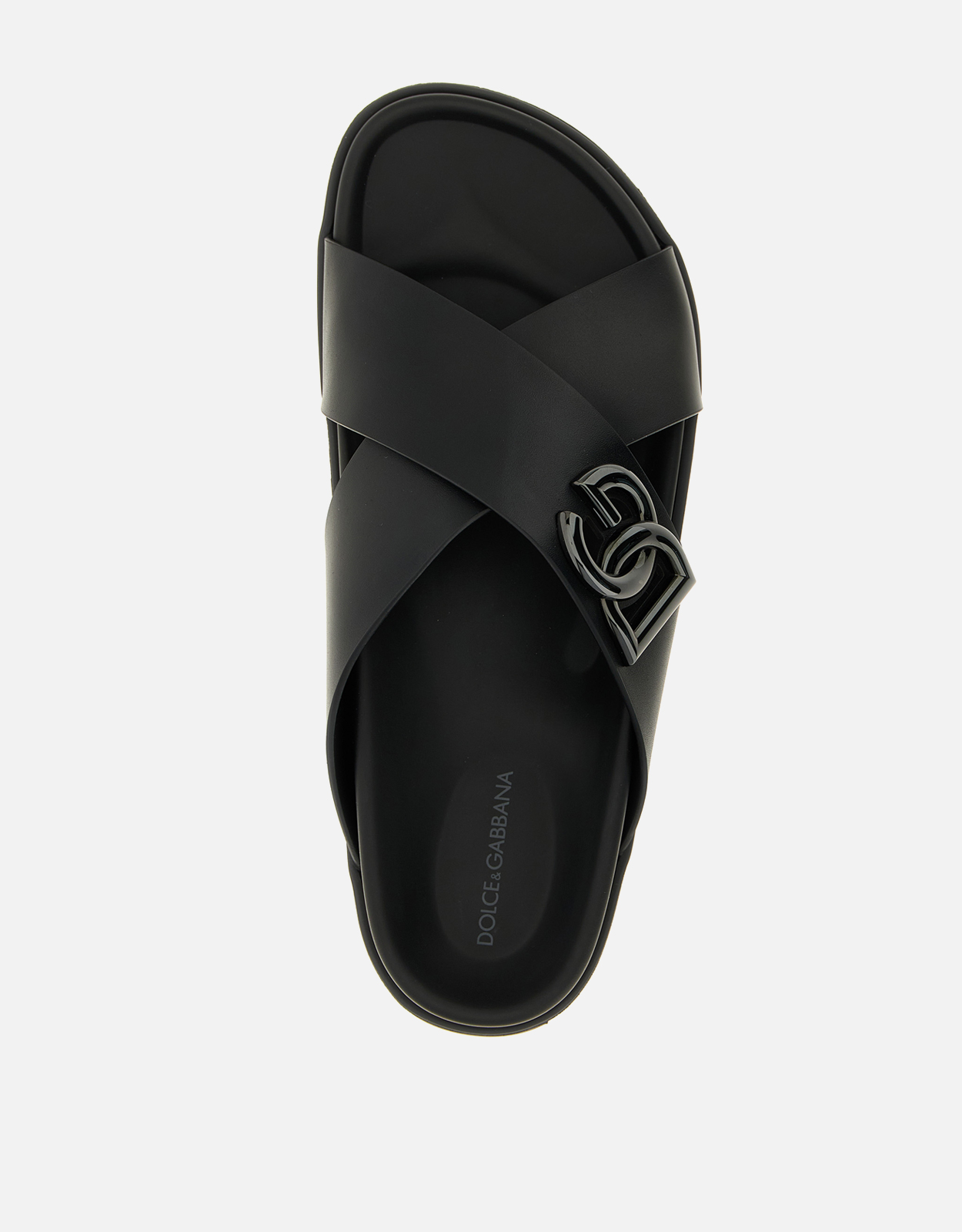 Dolce & Gabbana メンズ カーフスキンサンダル () IFCHIC.COM