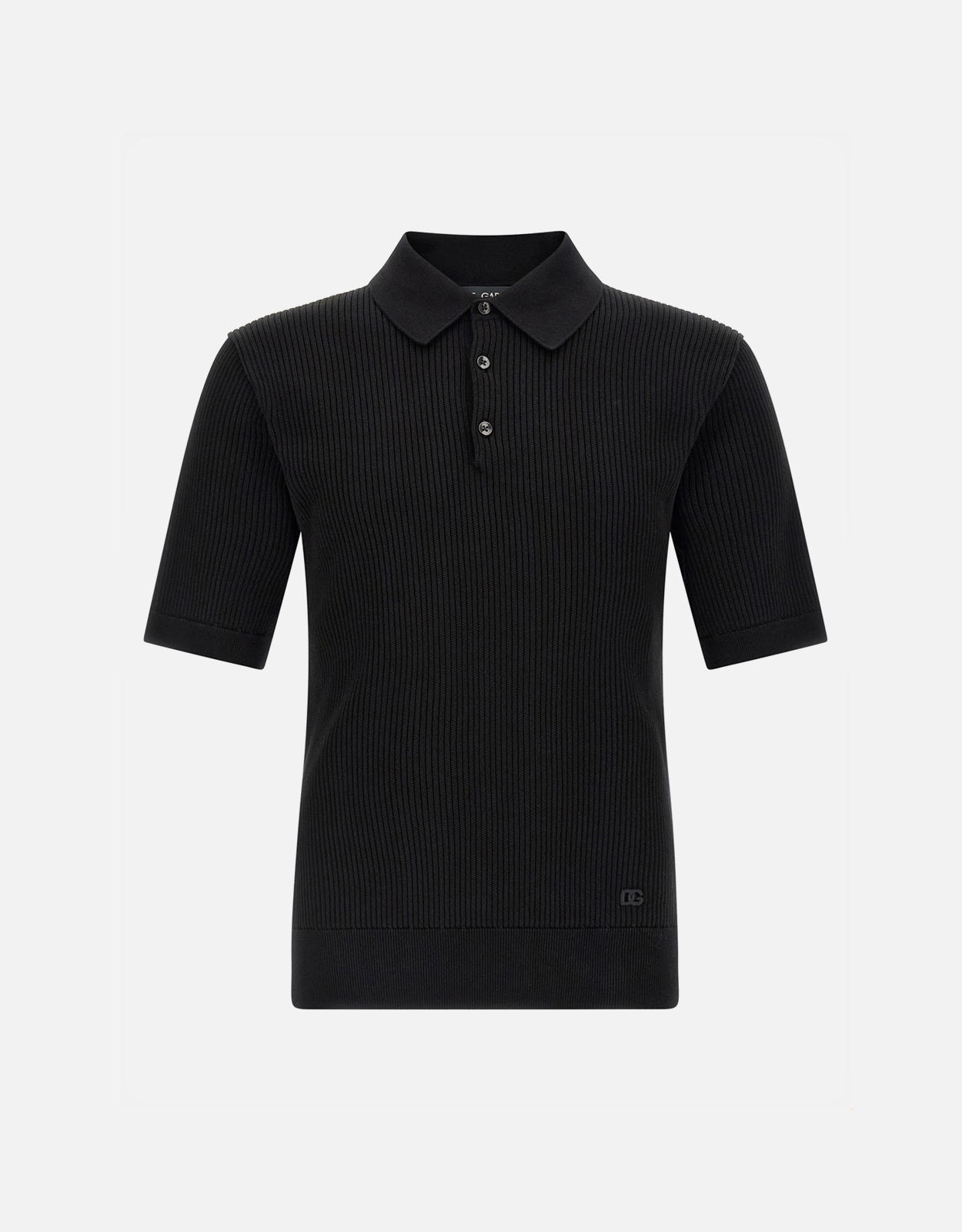 Dolce & Gabbana メンズ Micro-rib コットン ポロシャツ (すべての新品