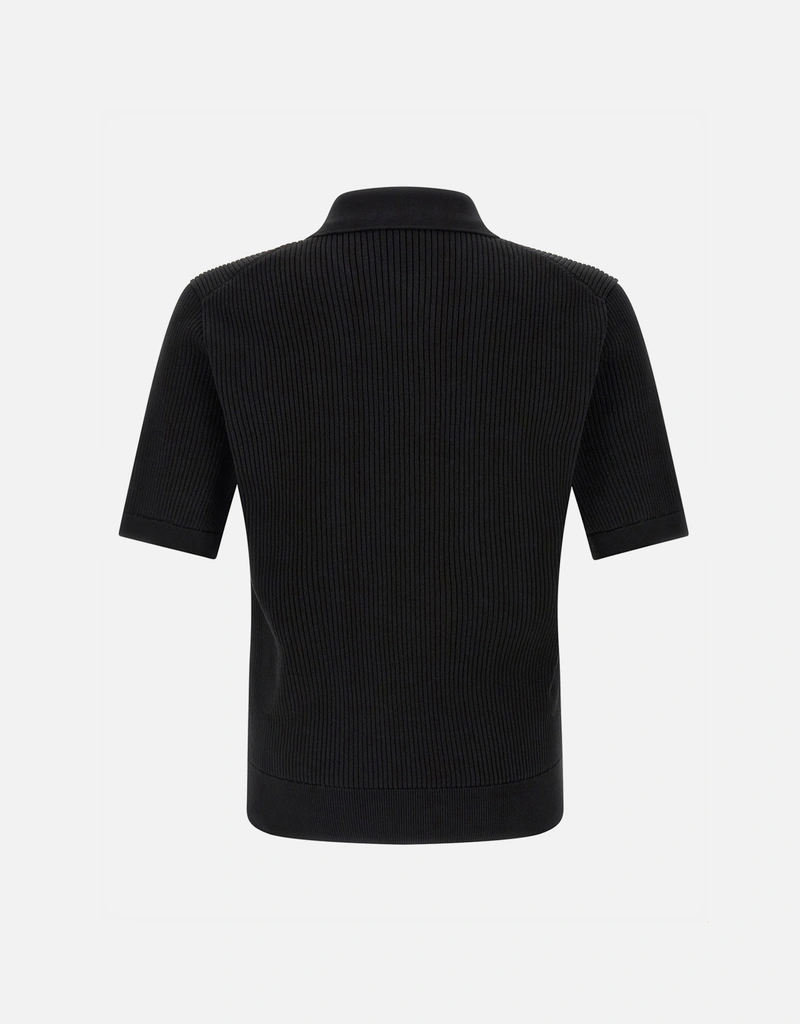 Dolce & Gabbana メンズ Micro-rib コットン ポロシャツ (すべての新品