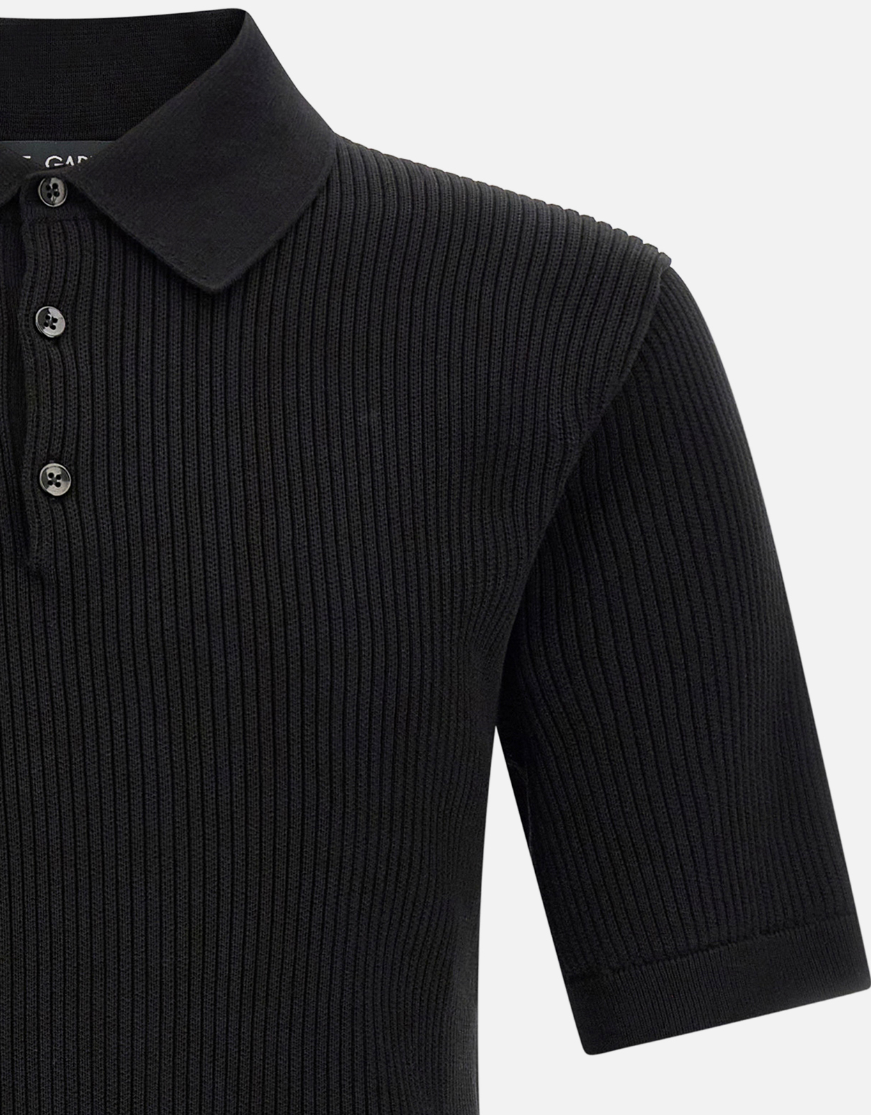 Dolce & Gabbana メンズ Micro-rib コットン ポロシャツ (すべての新品
