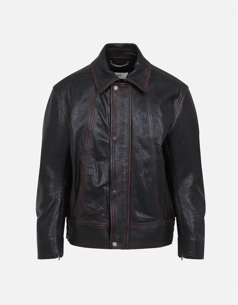 Golden Goose メンズ Journey ナッパレザー レギュラーフィット