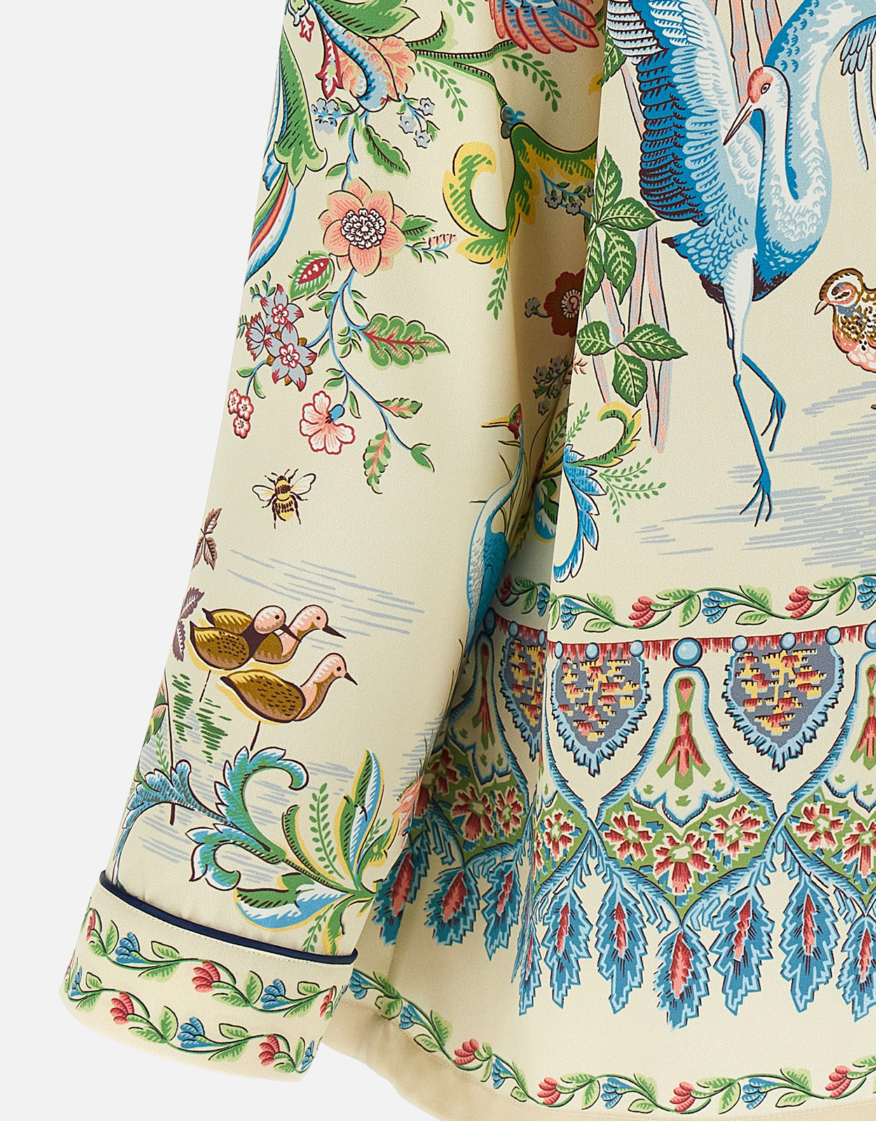 Etro ツイルシャツ プリントフローラ＆ファウナ (すべての新品) IFCHIC.COM