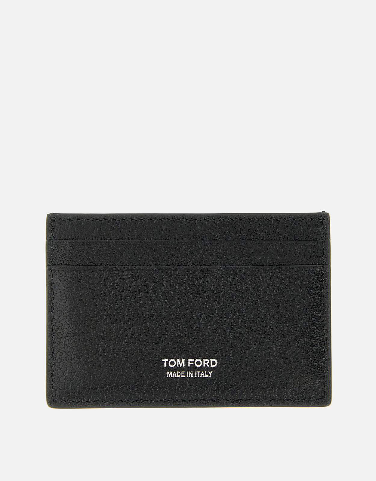 TOM FORD Tom Ford Men's Supple Grain Leather Elongated T Line Classic Card Holder　Tom Ford メンズ しなやかなグレインレザー 細長い T ライン クラシック カード ホ