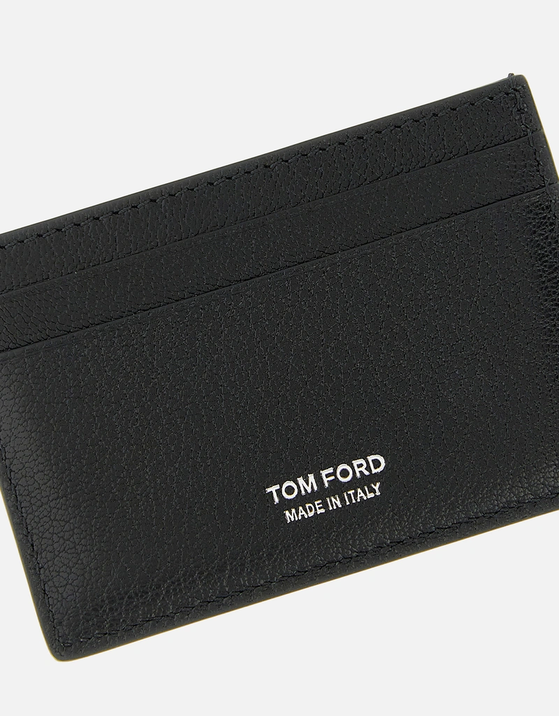 Tom Ford メンズ サプルグレインレザー エロンゲーテッドTライン
