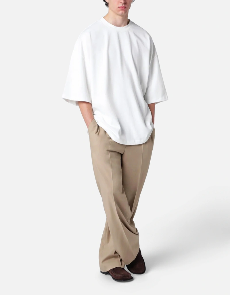 Entire Studios Men's White Boxy T Shirt (Shirts) IFCHIC.COM