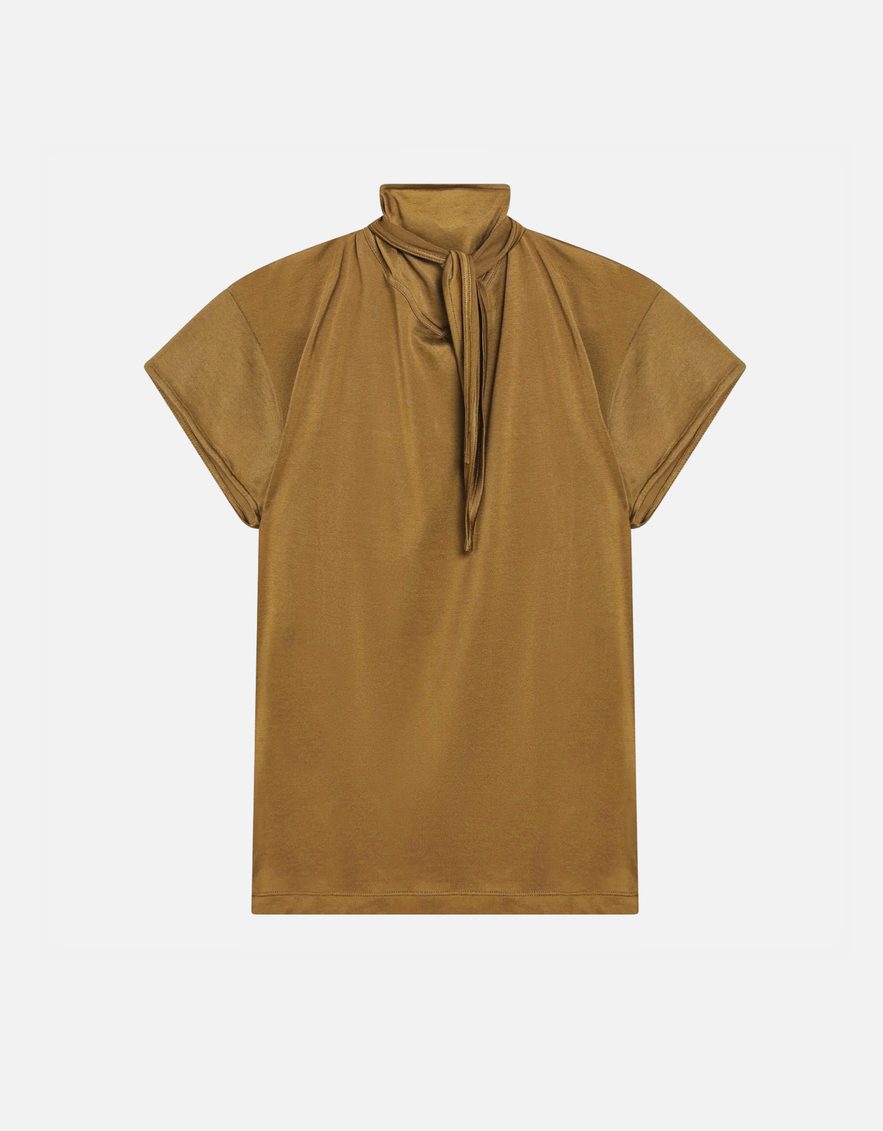 LEMAIRE Viscose T Shirt With Scarf Detail (Tops) IFCHIC.COM LEMAIRE Viscose T Shirt With Scarf Detail (Tops) IFCHIC.COM