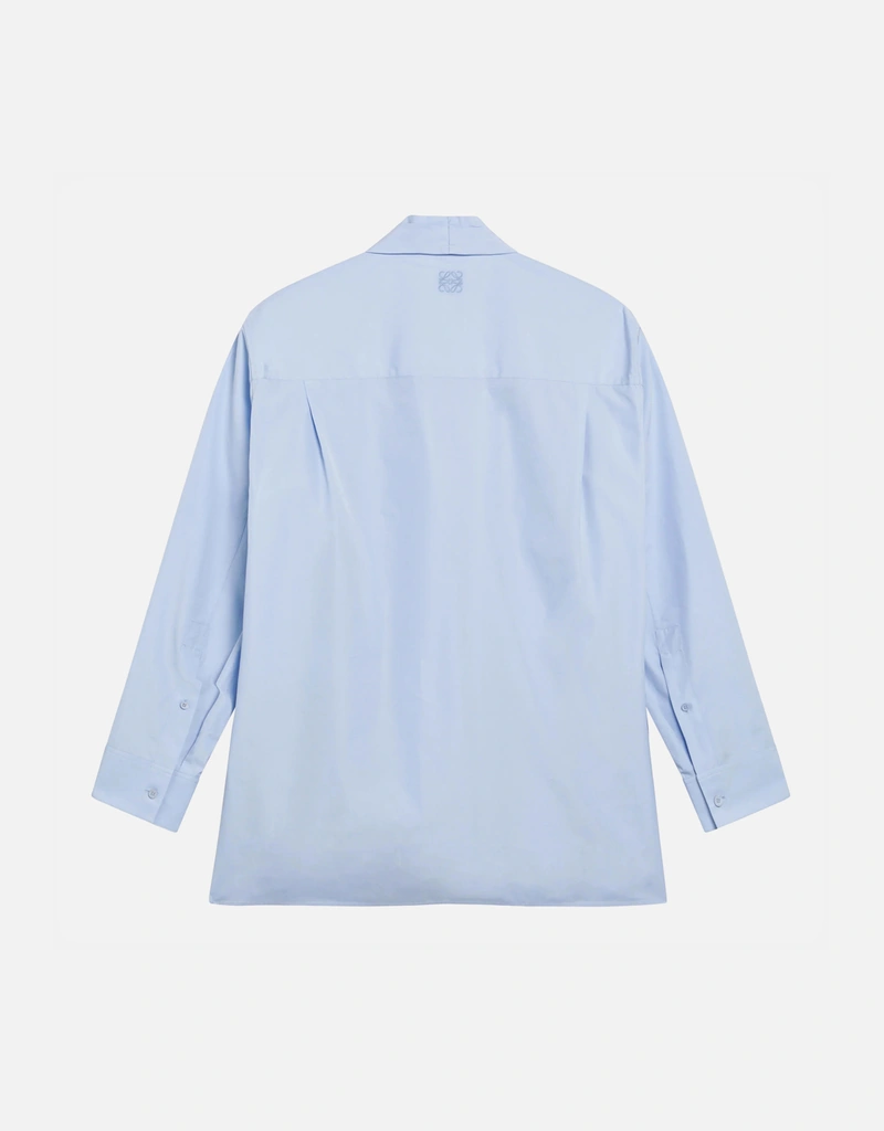 Loewe コットンポプリンシャツ ドレープ付き (トップス) IFCHIC.COM