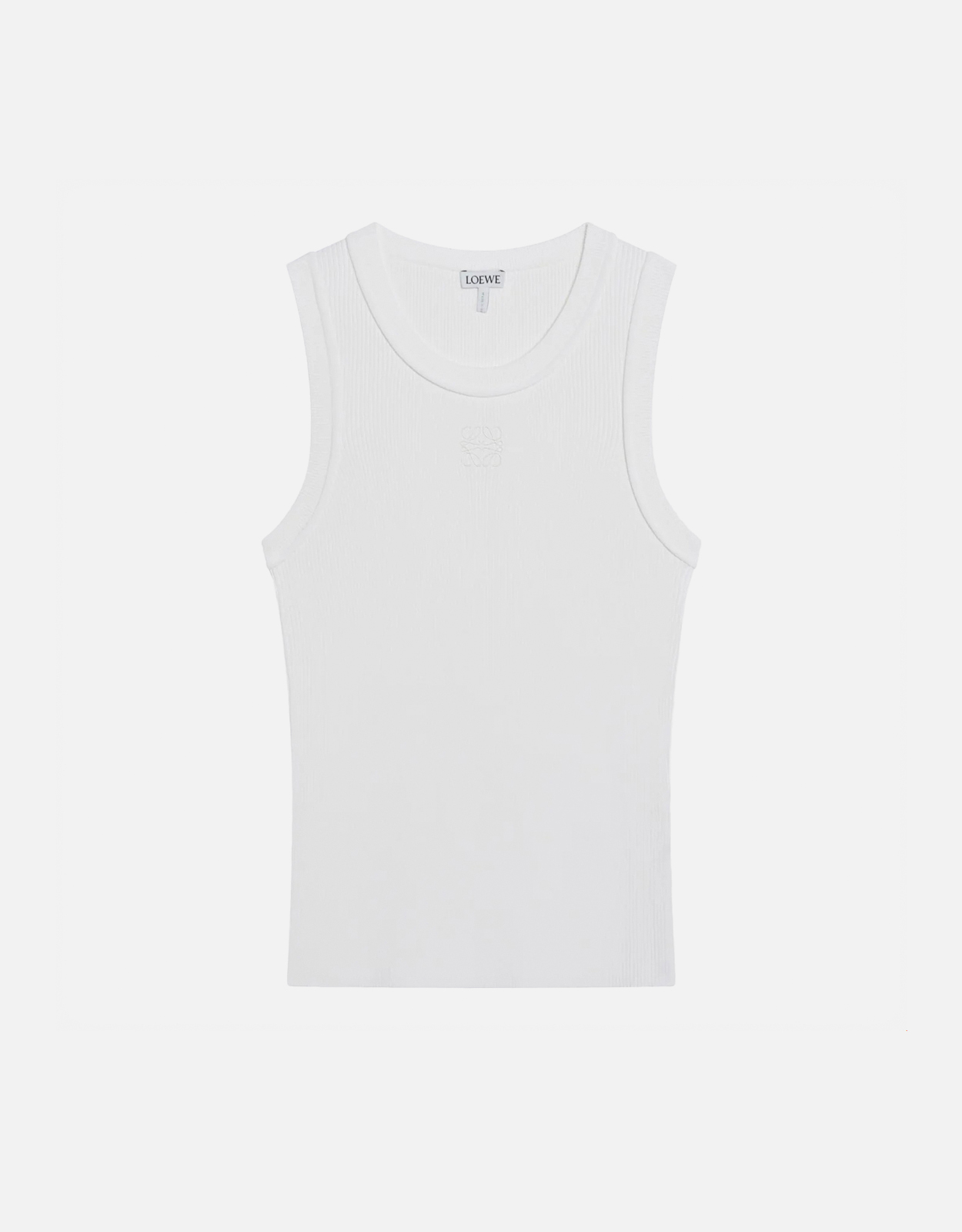 LOEWE クロップド アナグラム タンクトップ ホワイト XS 【公式通販】