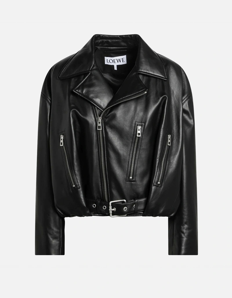 Loewe バイカージャケット ナッパラムスキン ショート レギュラー