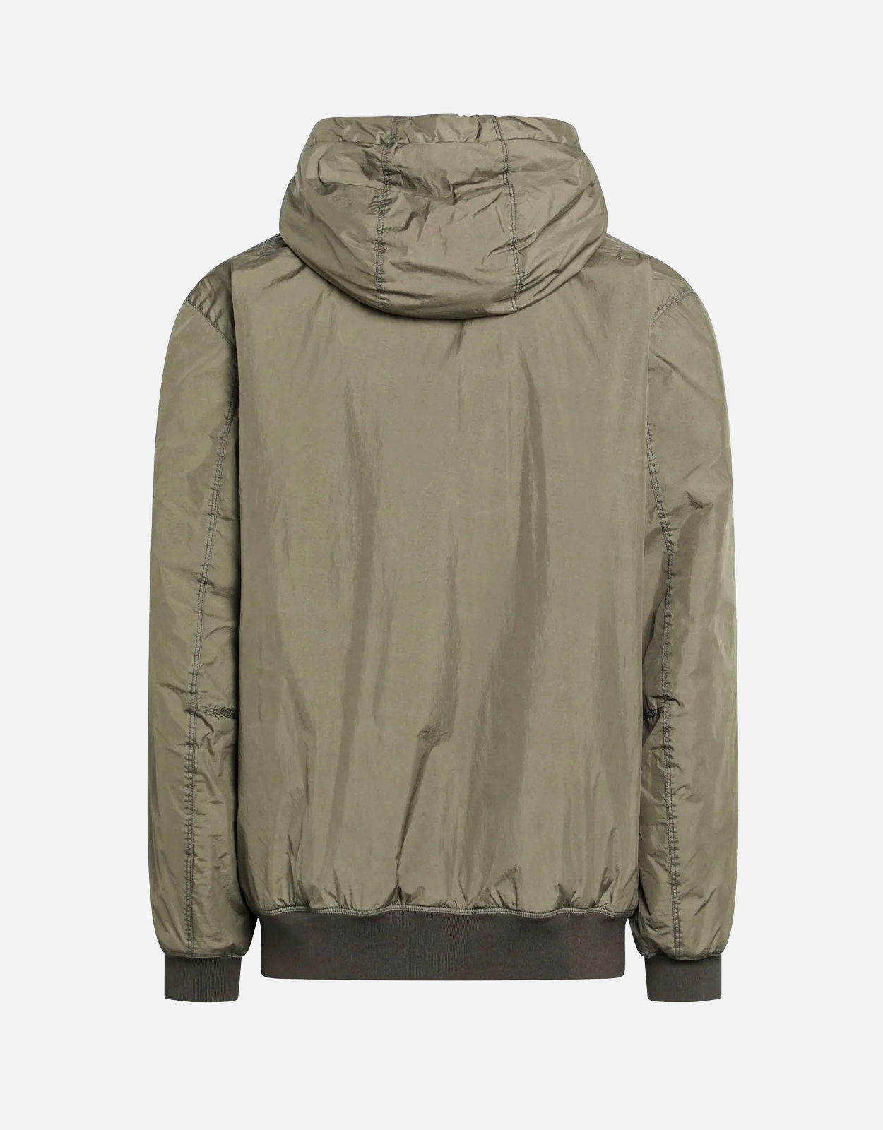 Stone Island メンズ ミリタリーグリーン 軽量ナイロンジャケット