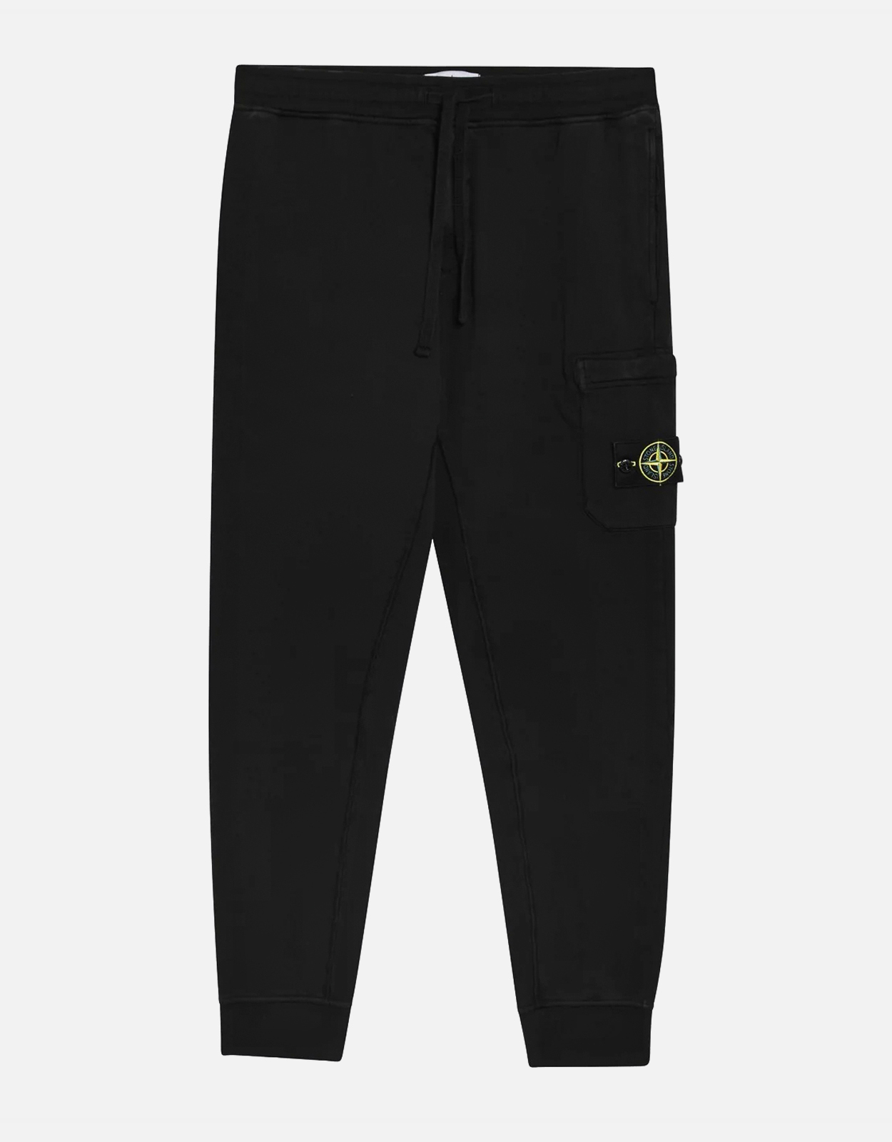 Stone Island Men's Organic Cotton Fleece Zipper Pocket Slim Sweatpants - S　Stone Island メンズ オーガニックコットン フリース ジッパー ポケット スリム スウェットパンツ - S Stone