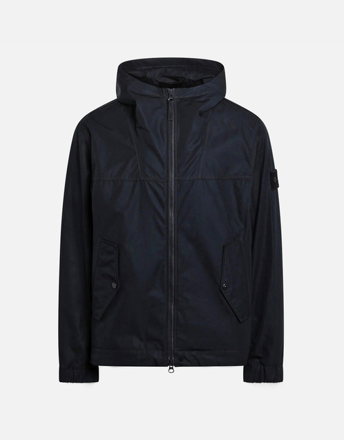 てるふと@フォロー割 STONE  ジップアップ ジャケットL Stone Island ネイビーブルーコットンジップアップジャケット (すべて