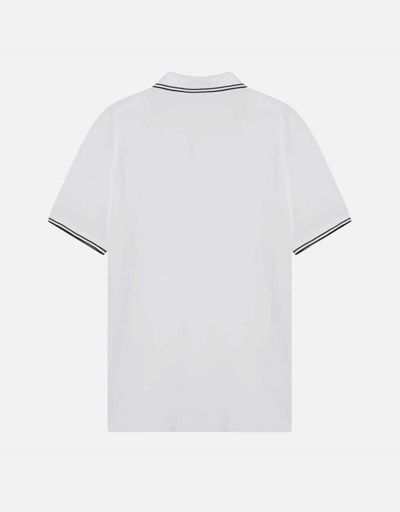 Stone Island ホワイトコットンポロシャツ (トップス) IFCHIC.COM