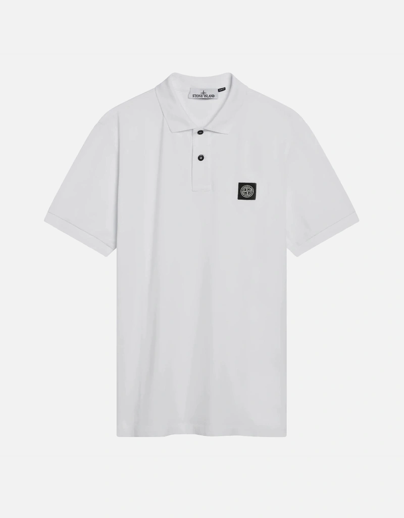 Stone Island ホワイトコットンポロシャツ (トップス) IFCHIC.COM
