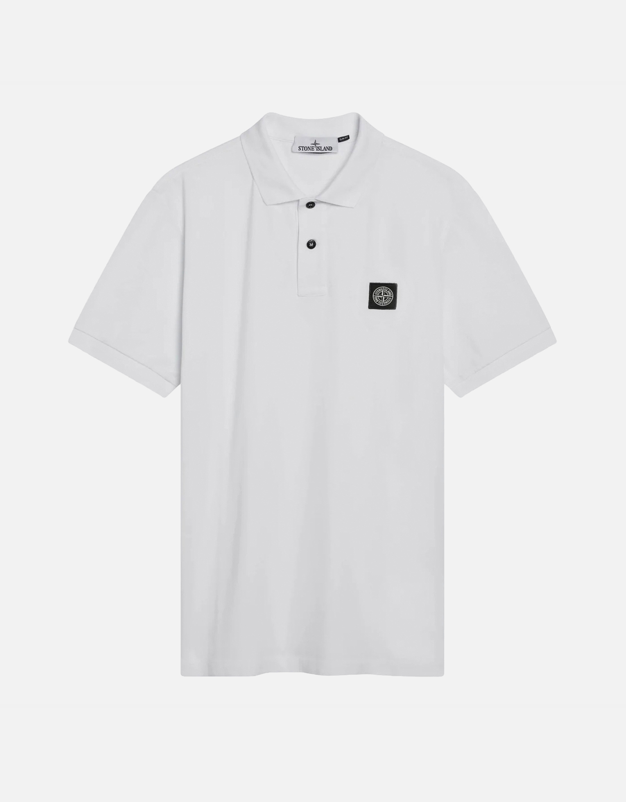 Stone Island ホワイトコットンポロシャツ (トップス) IFCHIC.COM