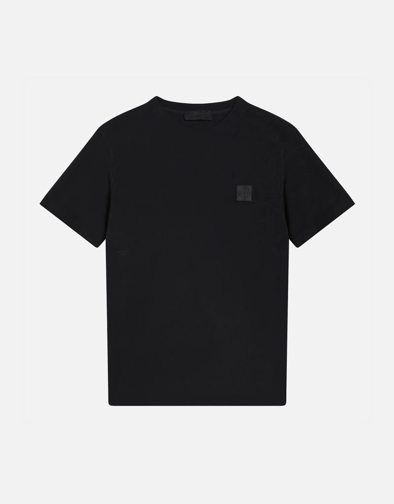 Stone Island ネイビーブルーコットンTシャツ (トップス) IFCHIC.COM