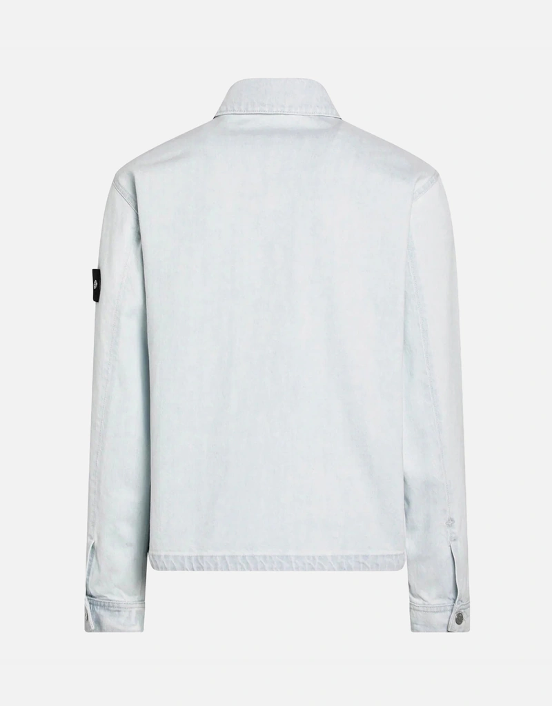 Stone Island ライトブルーデニムジャケット (すべての新品) IFCHIC.COM