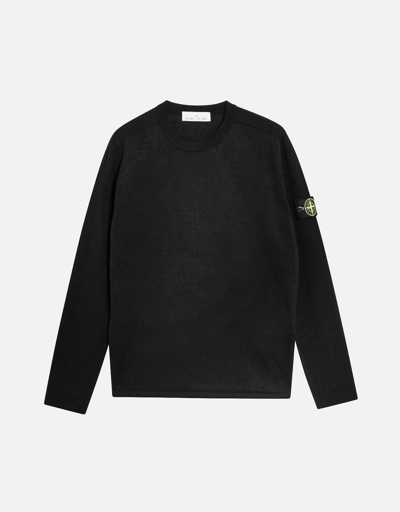 Stone Island Logo Badge コットンセーター (トップス) IFCHIC.COM Stone Island Logo Badge コットンセーター (トップス) IFCHIC.COM