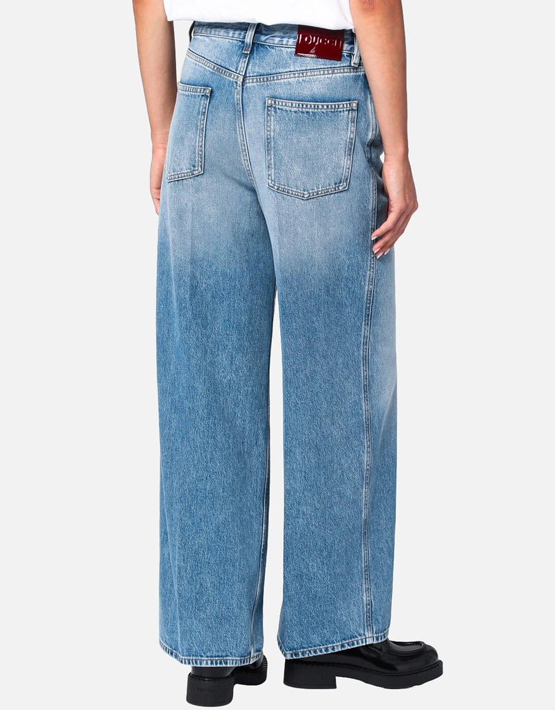 Gucci ワイドライトブルーデニムジーンズ (パンツ) IFCHIC.COM