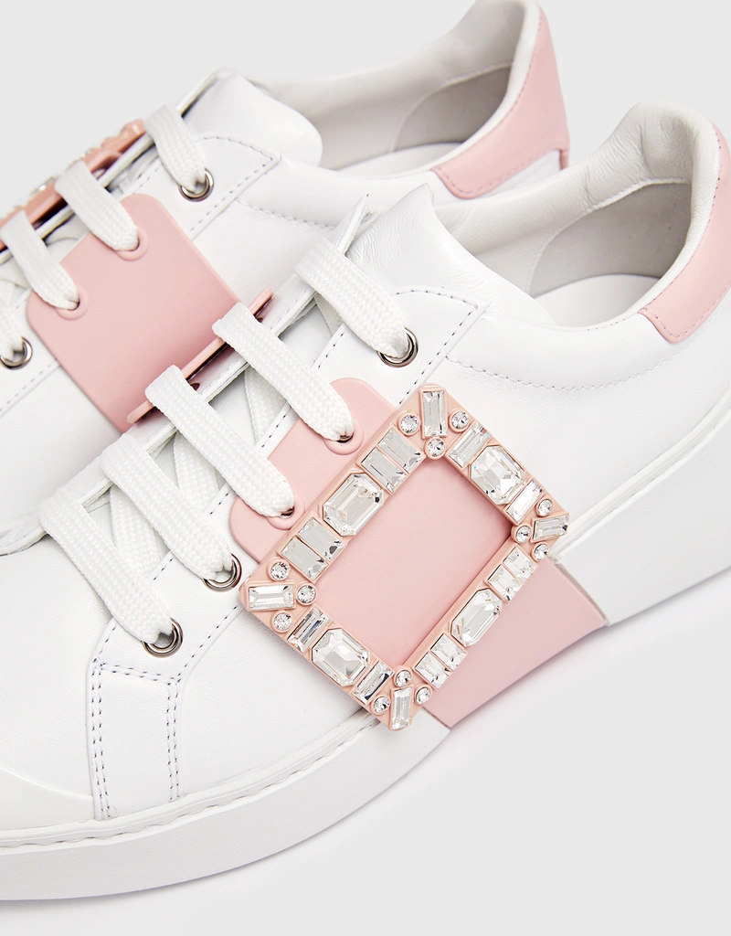 Roger Vivier Viv' Skate Soft Leather Strass Buckle スポーツ Roger Vivier Viv' Skate Soft Leather Strass Buckle スポーツ