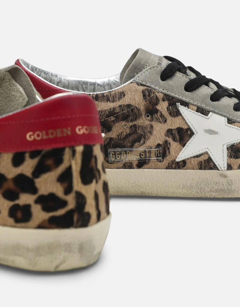 【GOLDEN 】 SUPER-STAR LEOPARD スニーカー Golden Goose レザー レオパードプリント スーパースター スニーカー