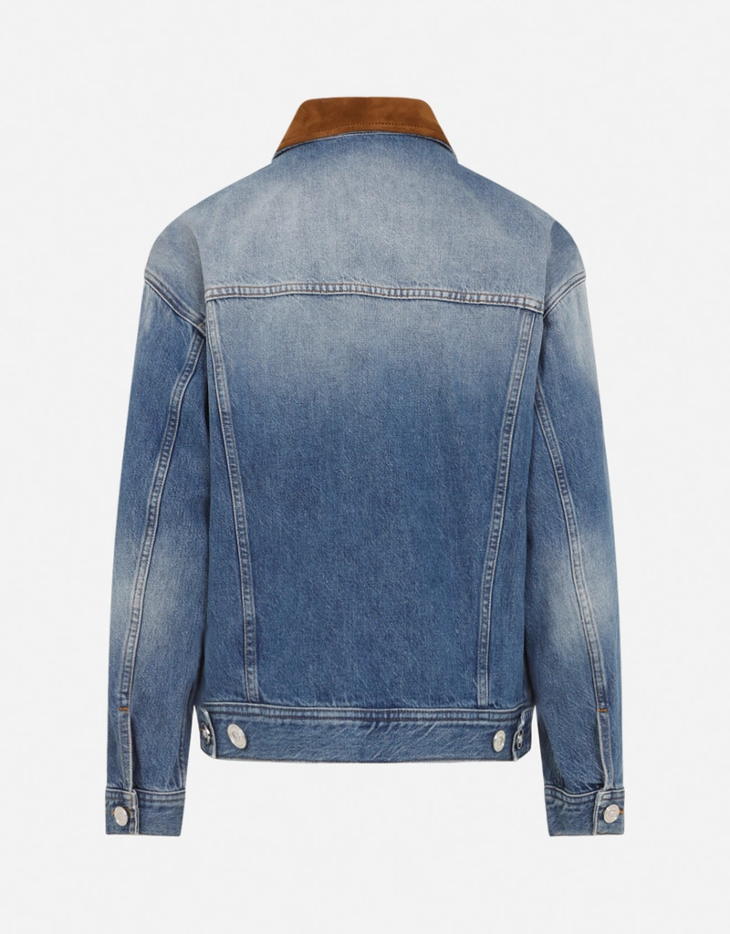 Versace デニムトラッカージャケット (すべての新品) IFCHIC.COM
