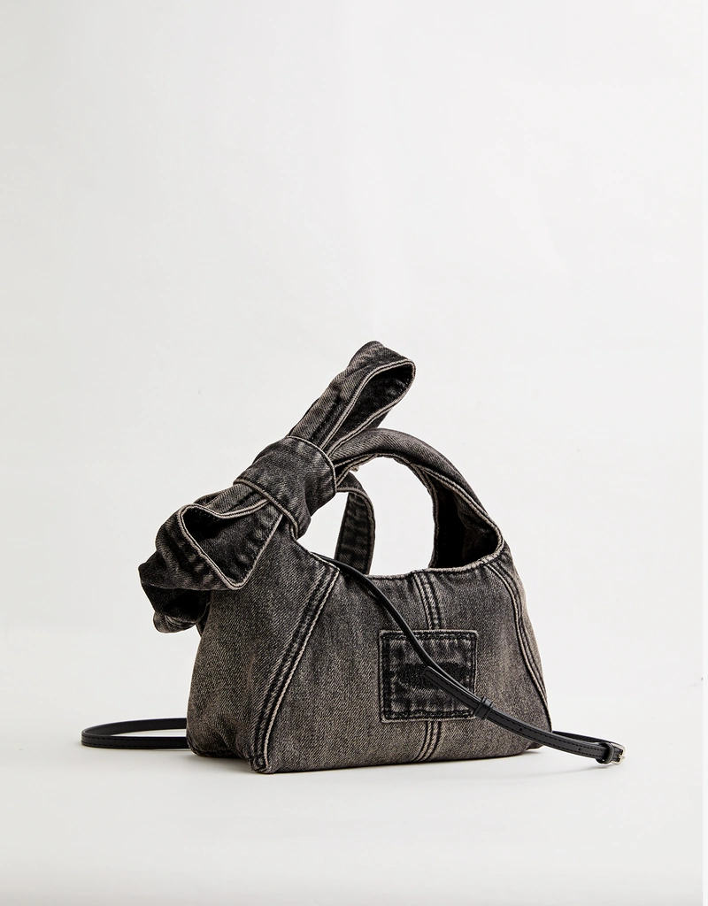 Marc Jacobs The Bow Denim Mini Sack Bag (すべての新品,バッグ