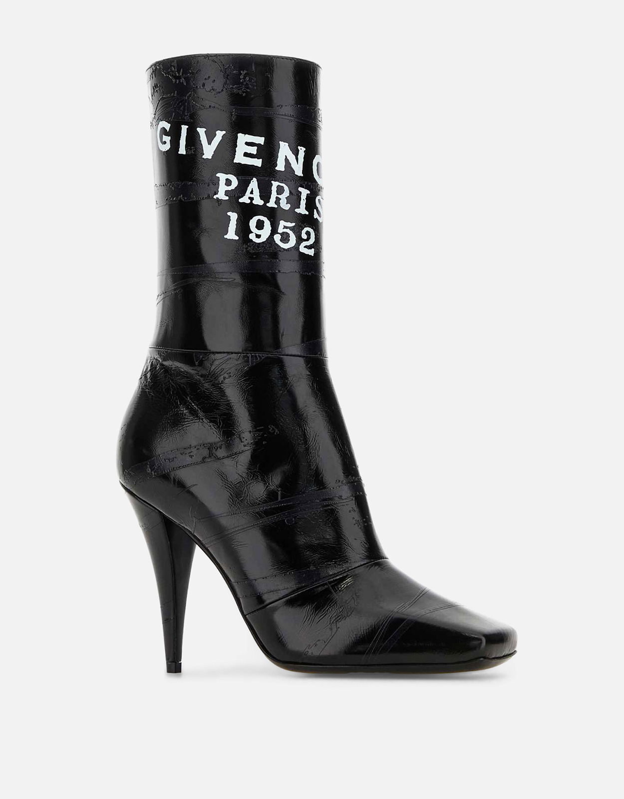 Givenchy スライスドスクエア レザー アンクルブーツ () IFCHIC.COM
