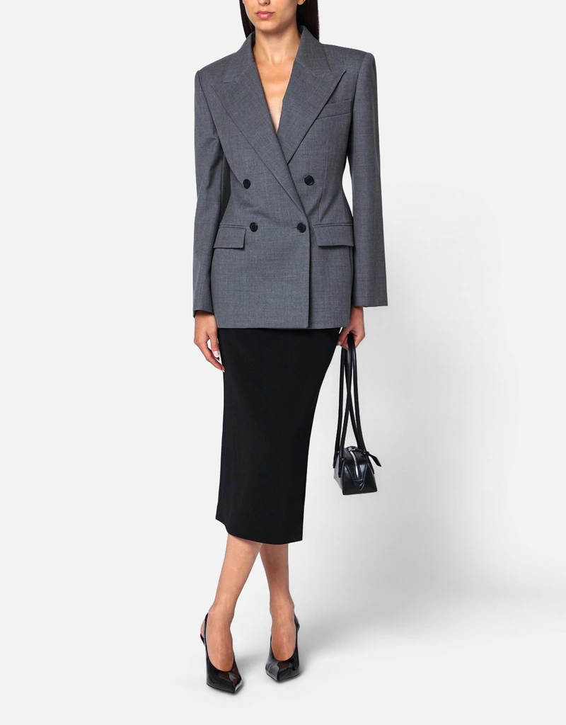 GIVENCHY PARIS　ジバンシー　ダブルブレスト　ウールジャケット　S Givenchy グレー ダブルブレスト ウール ジャケット (すべての新品