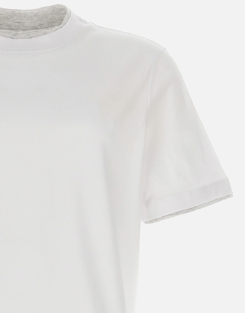Brunello Cucinelli メンズ フォー・レイヤード風Tシャツ () IFCHIC.COM
