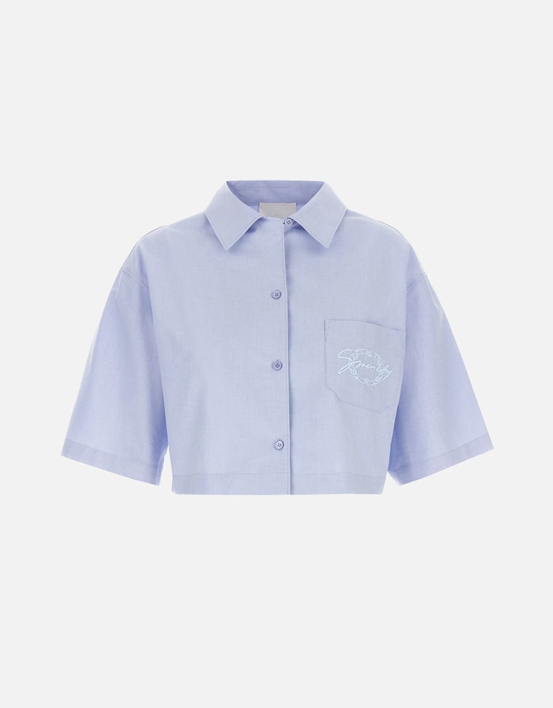 Givenchy Givenchy Medallion Cropped Short-Sleeved Shirt () IFCHIC.COM