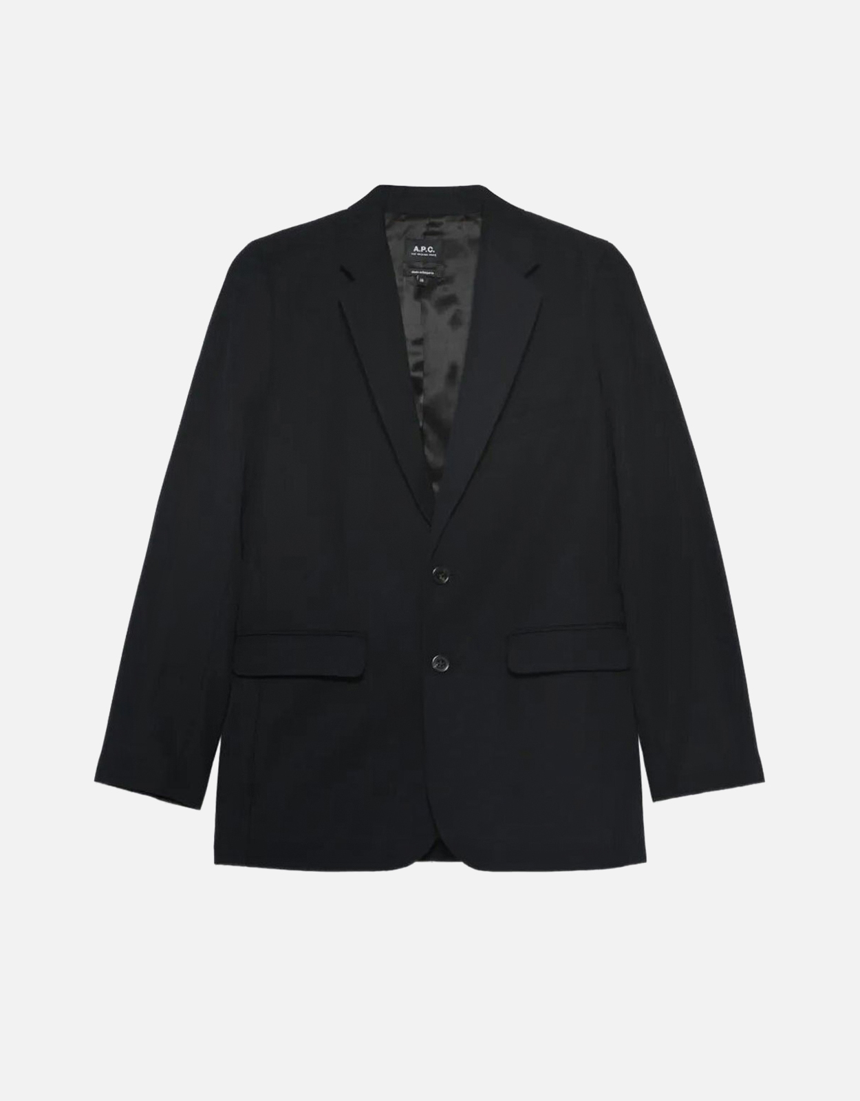A.P.C 比翼ウールコート　シングルブレストapc A.P.C. ウール混紡シングルブレストブレザー (すべての新品) IFCHIC.COM