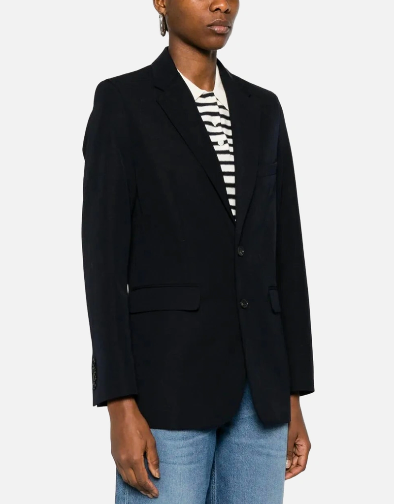A.P.C. ウール混紡シングルブレストブレザー (すべての新品) IFCHIC.COM