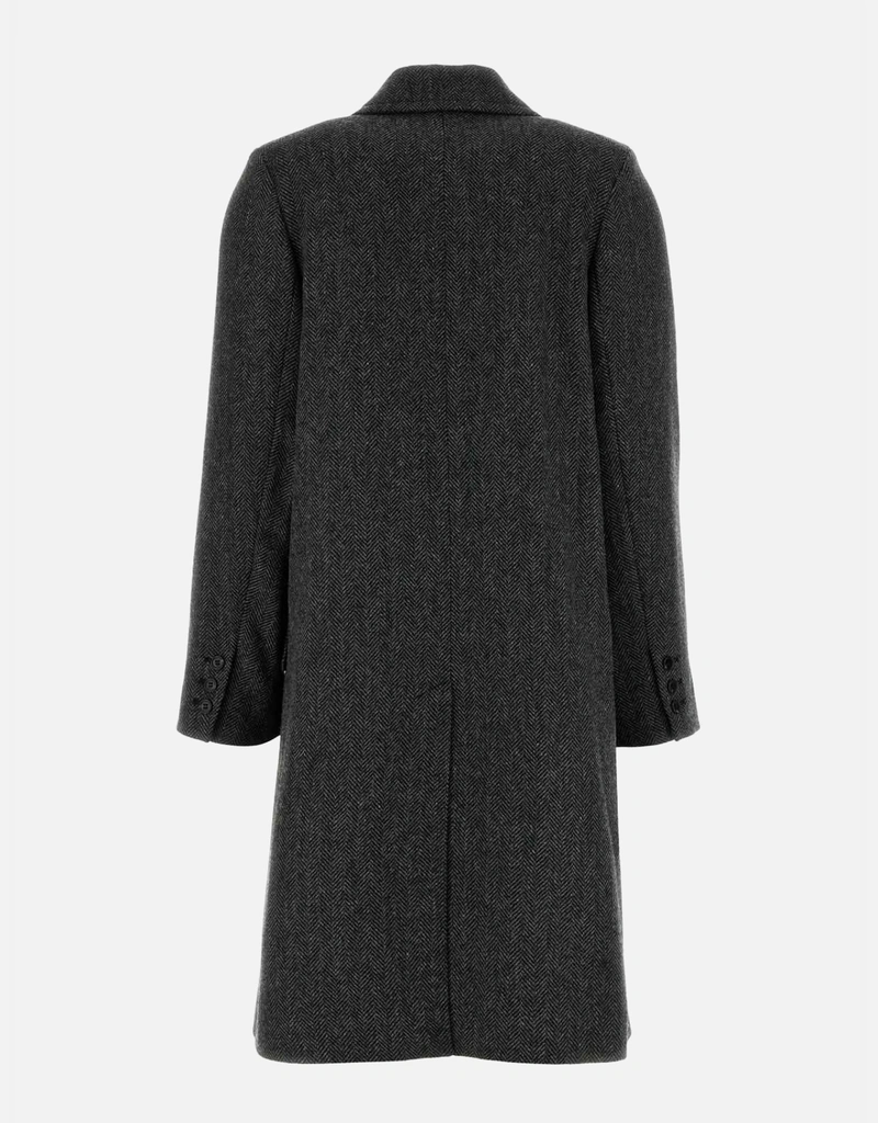 A.P.C. 刺繍ウール混紡Woaraコート (すべての新品) IFCHIC.COM