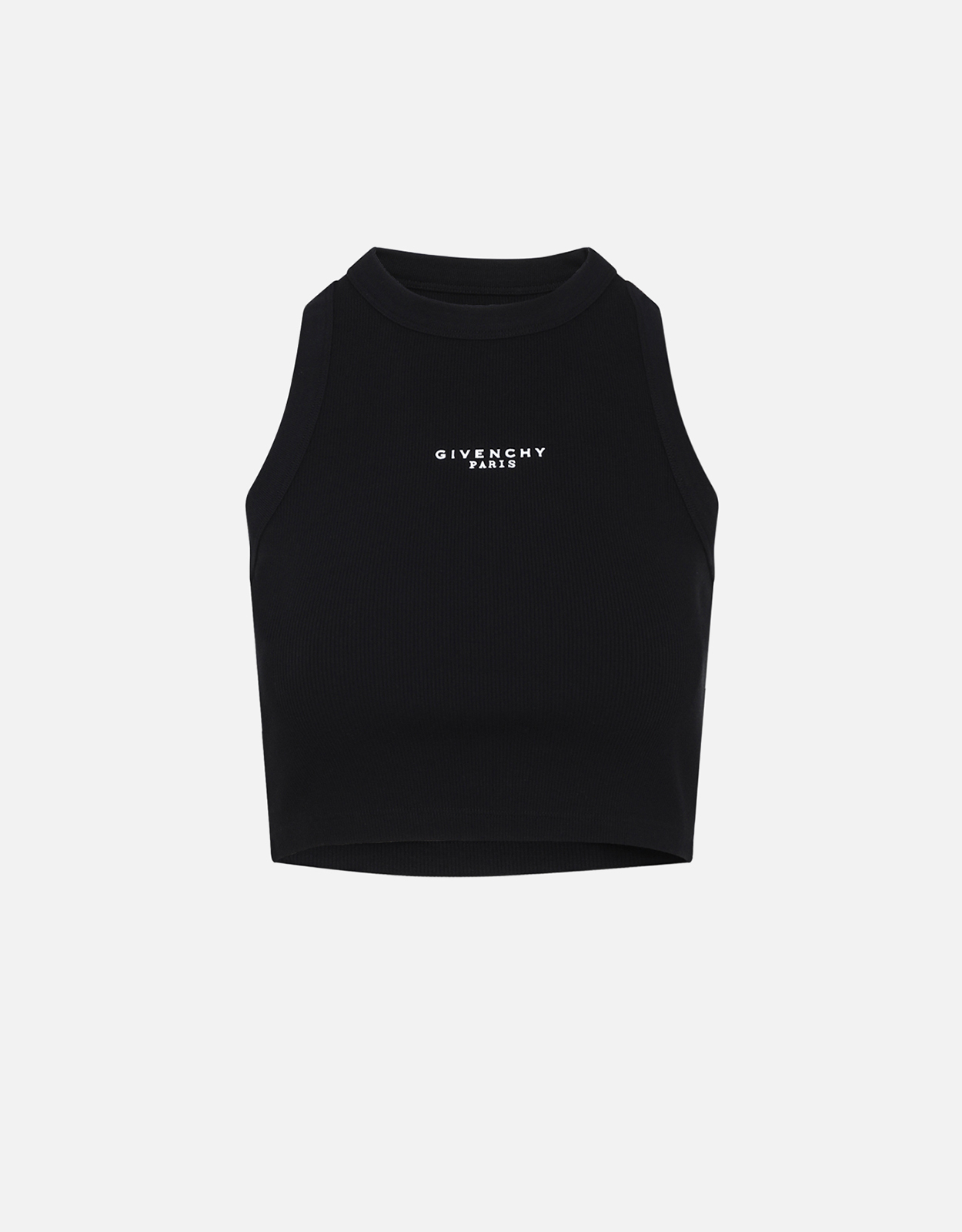 新品⭐︎GIVENCHY タンクトップ Givenchy クロップドコットンタンクトップ パリプリント付き (すべての