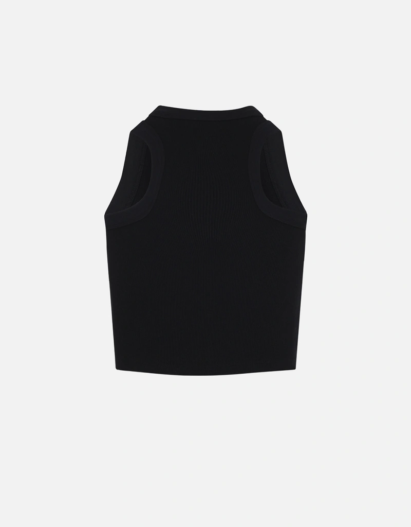 Givenchy クロップドコットンタンクトップ パリプリント付き (すべての