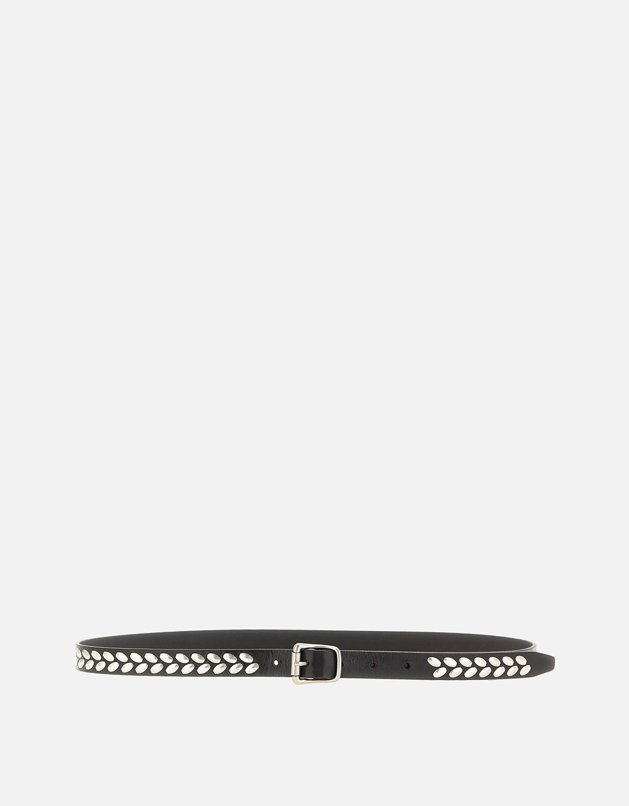 Lemaire LEMAIRE Men's Almond Stud Leather Belt - Size (CM) 70 cm　LEMAIRE メンズ アーモンド スタッド レザー ベルト - サイズ (CM) 70 cm